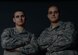 Airman 1st Class Jarrett Nave, 91st Missile Maintenance Squadron electro-mechanical technician and Senior Airman Todd Nave, 91st MMXS missile communications team chief pose for a photo at Minot Air Force Base, N.D., Nov. 15, 2016. (U.S. Air Force photo/Senior Airman Apryl Hall)