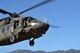 An UH-60 Blackhawk flight team prepares to pick up the 13th Air Support Operations Squadron and 3rd Space Operations Squadron Airmen at Fort Carson, Colorado, Wednesday Nov. 9, 2016. The Blackhawk team was vital to the 3 SOPS and 13 ASOS teams during the exercise. (U.S. Air Force photo/Dennis Rogers)
