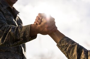 In 2015, 275 military members took their own lives. A helping hand from a friend can make a huge difference in someones life. (U.S. Air Force photo by Senior Airman Connor J. Marth)