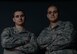 Airman 1st Class Jarrett Nave (left), a 91st Missile Maintenance Squadron electro-mechanical technician and Senior Airman Todd Nave (right), a 91st MMXS missile communications team chief pose for a photo at Minot Air Force Base, N.D., Nov. 15, 2016. (U.S. Air Force photo/Senior Airman Apryl Hall)