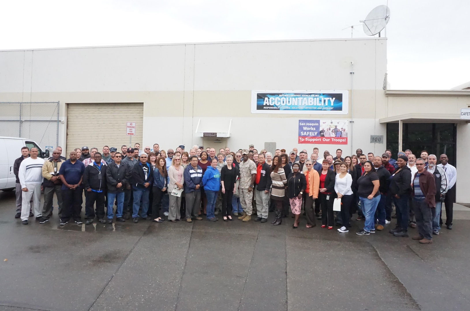 Participants in the Foundations of High Performing Leadership training at DLA Distribution San Joaquin, Calif.