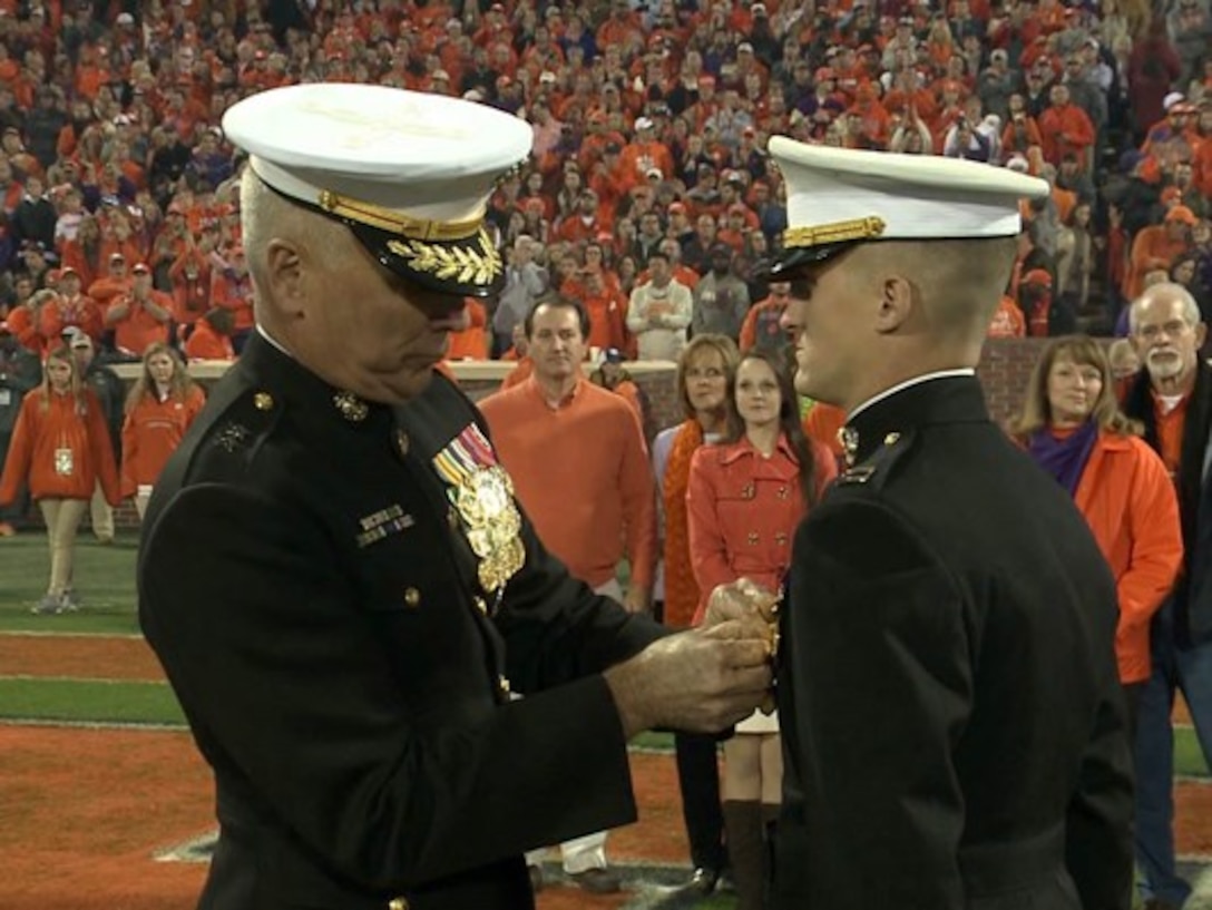 Captain Trey Kennedy received the Navy and Marine Corps Medal for Heroism. (Courtesy Photo)