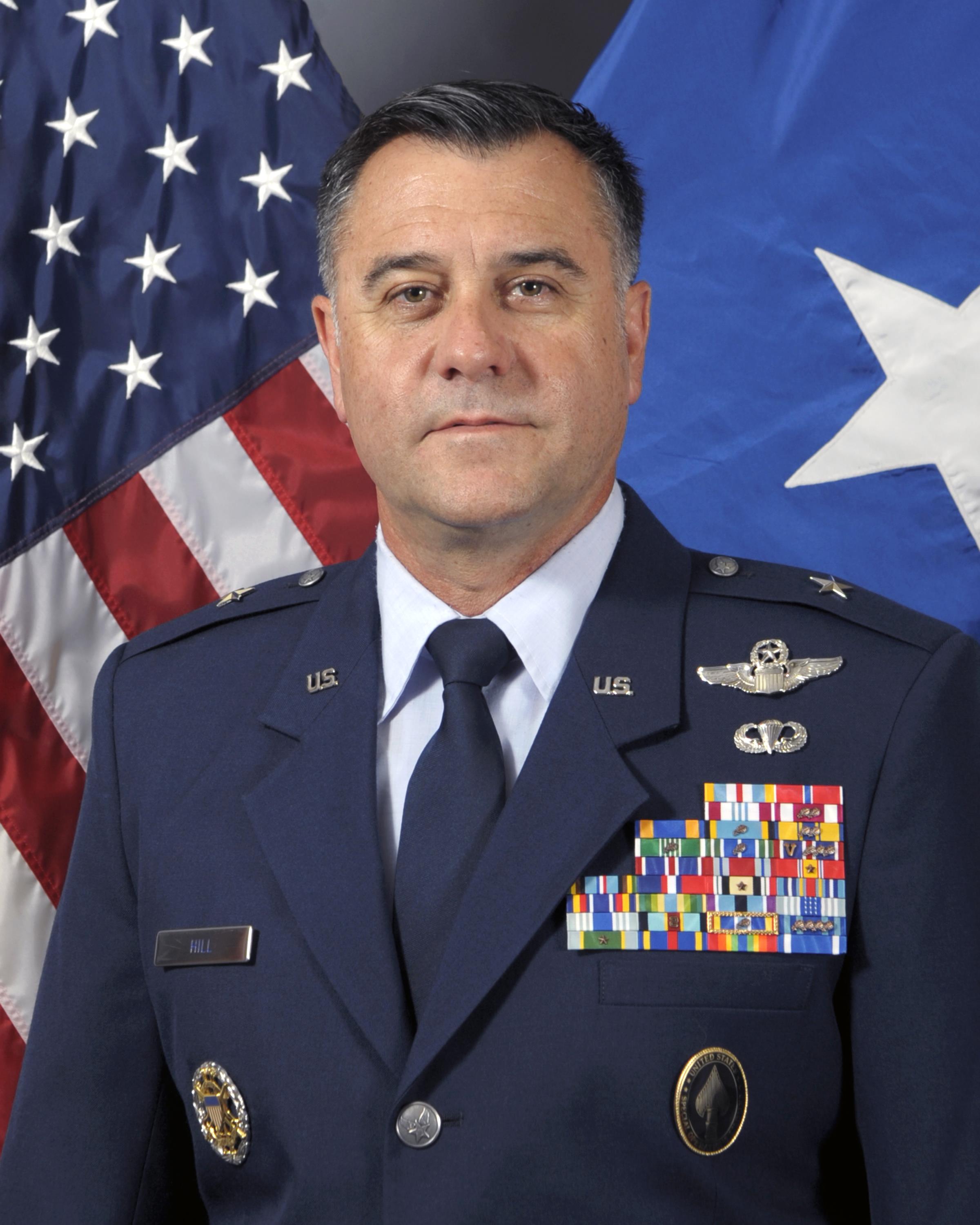 BRIGADIER GENERAL ERIC T. HILL > U.S. Air Force > Biography Display