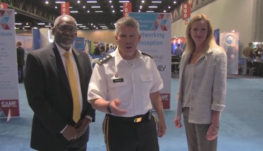 Lt. Gen. Todd Semonite reports from the 2016 Society of American Military Engineers Small Business Conference, Nov. 17, 2016. Click below to view more...