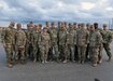 LTG Charles D. Luckey, Chief of Army Reserve and Commanding General, U.S. Army Reserve Command, poses with Soldiers from the 316th Sustainment Command (Expeditionary), a U.S. Army Reserve unit from Coraopolis, Pa. Nov. 22, 2016.