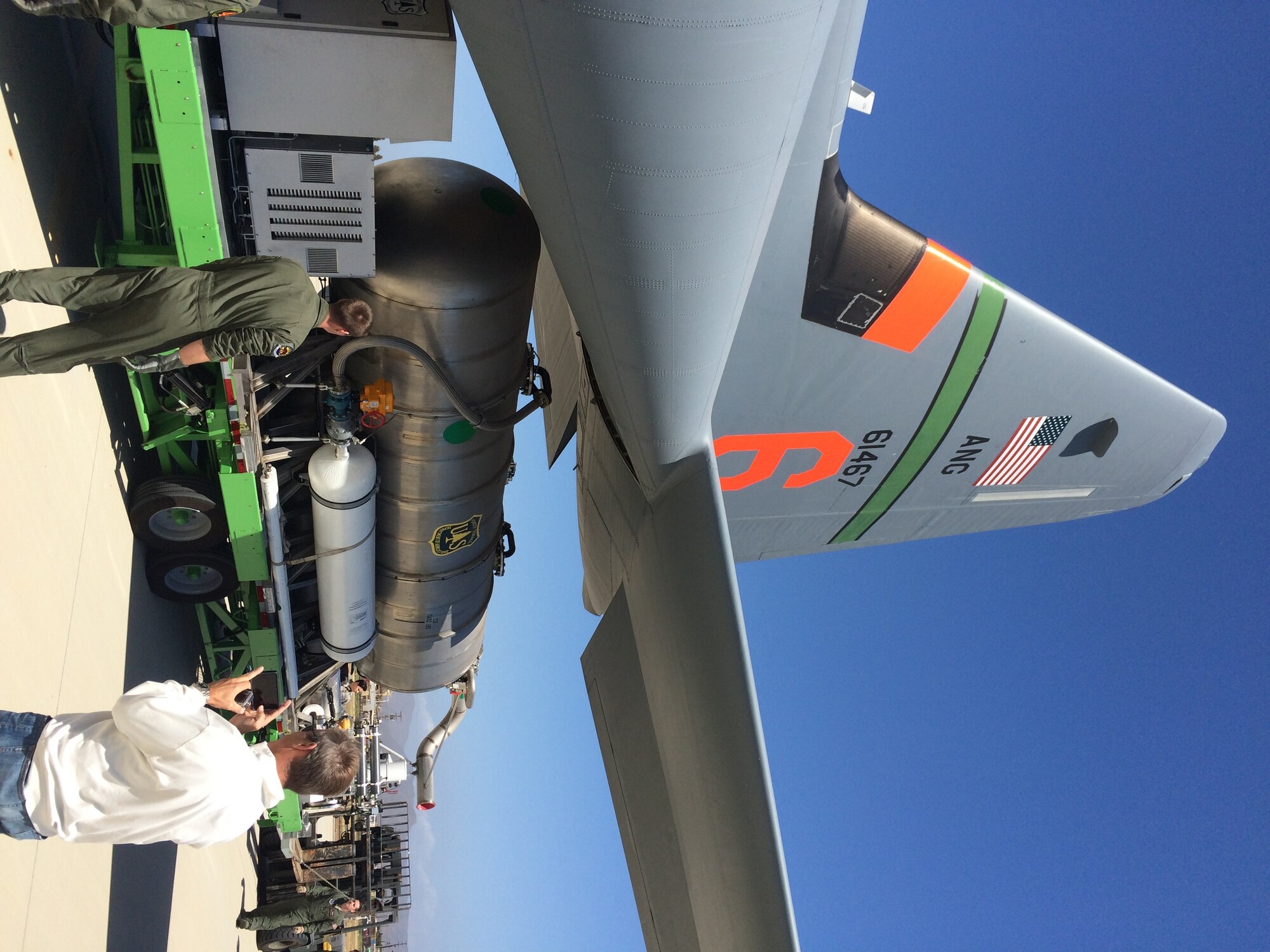 On August 17, the 146th Airlift Wing joined the fight and was activated to support CAL FIRE with wildfire suppression efforts within the state. Tanker base operations were running very smoothly out of Channel Islands Air National Guard Station, and the Rey Fire was only a 33 nautical mile flight away, located just north of Santa Barbara. (U.S. Air National Guard photo by Staff Sgt. Nick Carzis/Released) 
