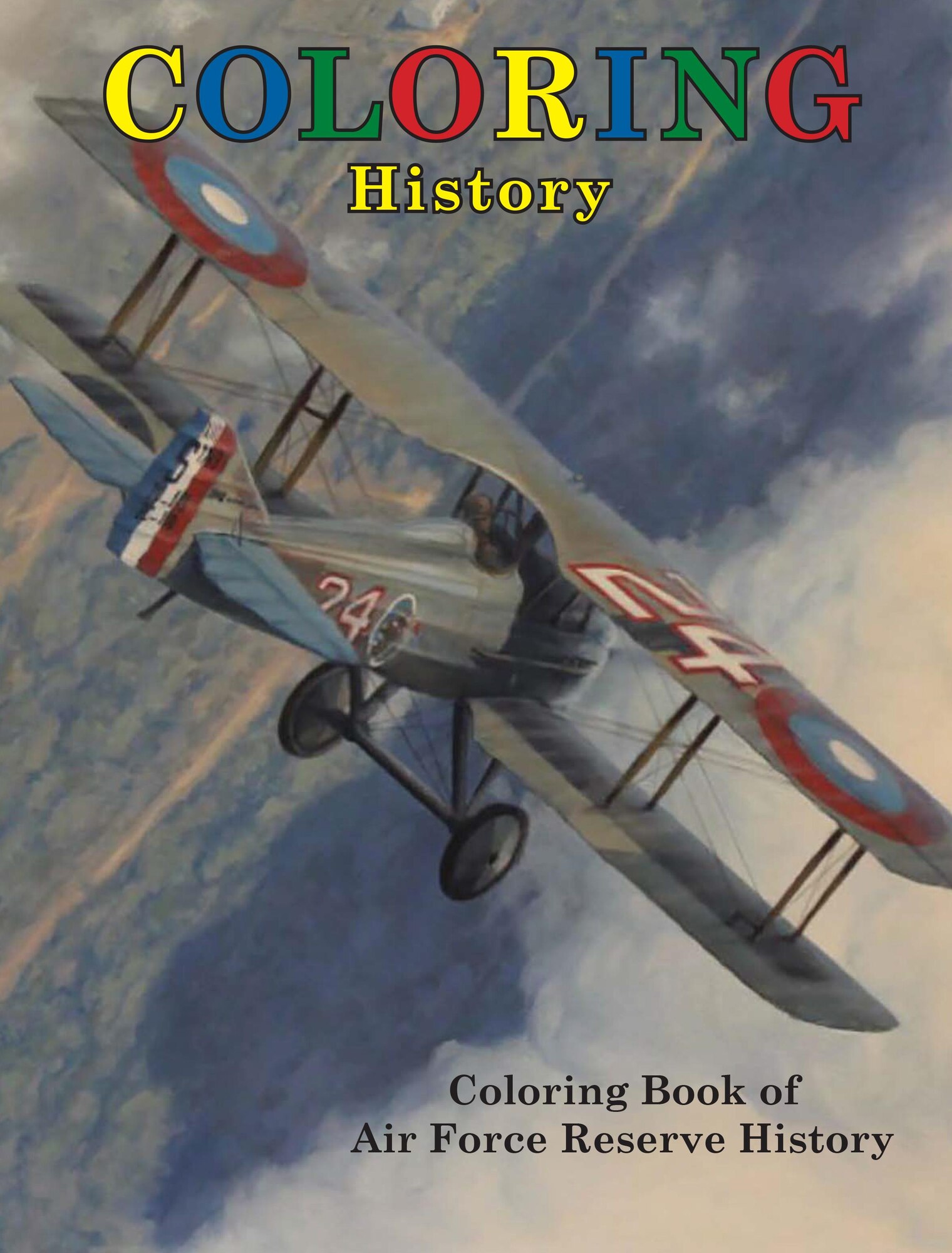 The AFRC History coloring book, which includes original artwork by 507th Air Refueling Wing Reservist Senior Master Sgt. Darby Perrin and AFRC historian Maj. Warren Neary, is the first of its kind. 