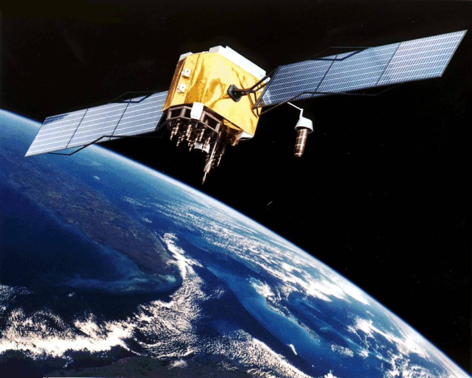 Global Positioning System Block IIF satellite (United States Government photo)