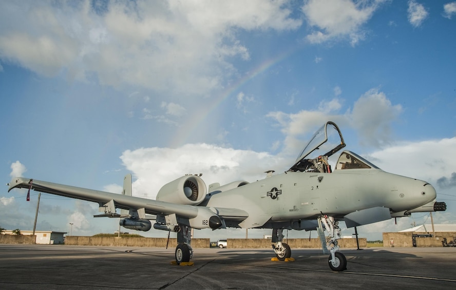 Armament Directorate leadership assembled a team to produce a rapid fielding plan for the Advanced Precision Kill Weapon System II, a laser-guided rocket that turns existing Hydra 70 unguided rockets into precision-guided munitions through the addition of a laser guidance kit. The team successfully performed a final round of integration test shots with the A-10 and F-16 platforms over the Eglin Air Force Base range in July, overseeing seven aircraft missions with 14 successful A-10 and F-16 test shots. The team solicited the support of the Arizona Air National Guard Air Reserve Test Center to work with the 96th Test Wing community on these tests. (Courtesy Photo)