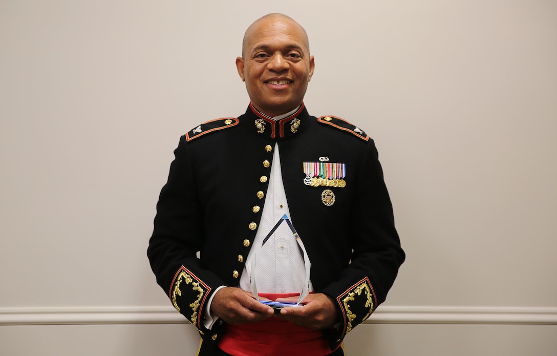 Col. Reginald Hairston, Commanding Officer, Security and Emergency Services Battalion, was presented with the North San Diego County NAACP’s 2016 Military Advocacy Award during the organization’s annual Blue and Gold Freedom Fund Awards Gala, Oct. 1, 2016.
