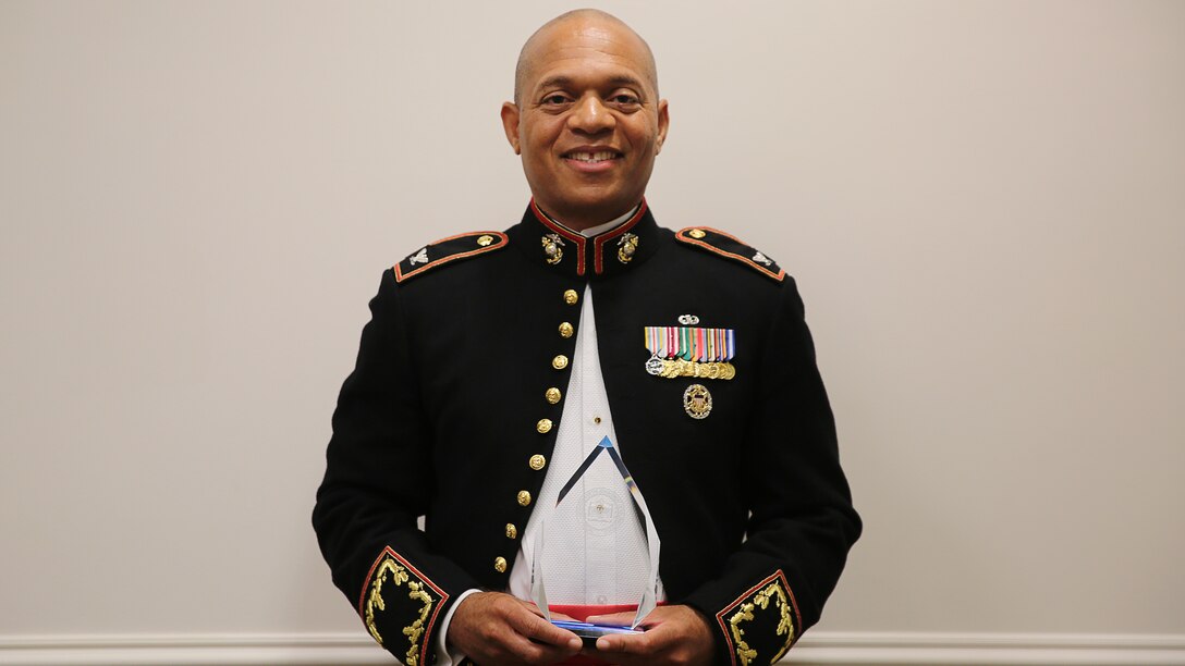Col. Reginald Hairston, Commanding Officer, Security and Emergency Services Battalion, was presented with the North San Diego County NAACP’s 2016 Military Advocacy Award during the organization’s annual Blue and Gold Freedom Fund Awards Gala, Oct. 1, 2016.
