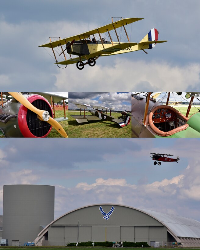 DAYTON, Ohio -- World War I aircraft took to the skies during the Tenth WWI Dawn Patrol Rendezvous on Oct. 1-2, 2016, at the National Museum of the U.S. Air Force. (U.S. Air Force photo by Ken LaRock)  