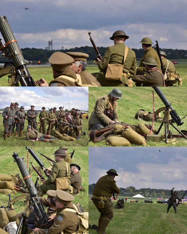 DAYTON, Ohio -- World War I reenactors participating in the Tenth WWI Dawn Patrol Rendezvous on Oct. 1-2, 2016, at the National Museum of the U.S. Air Force. (U.S. Air Force photo by Ken LaRock)  