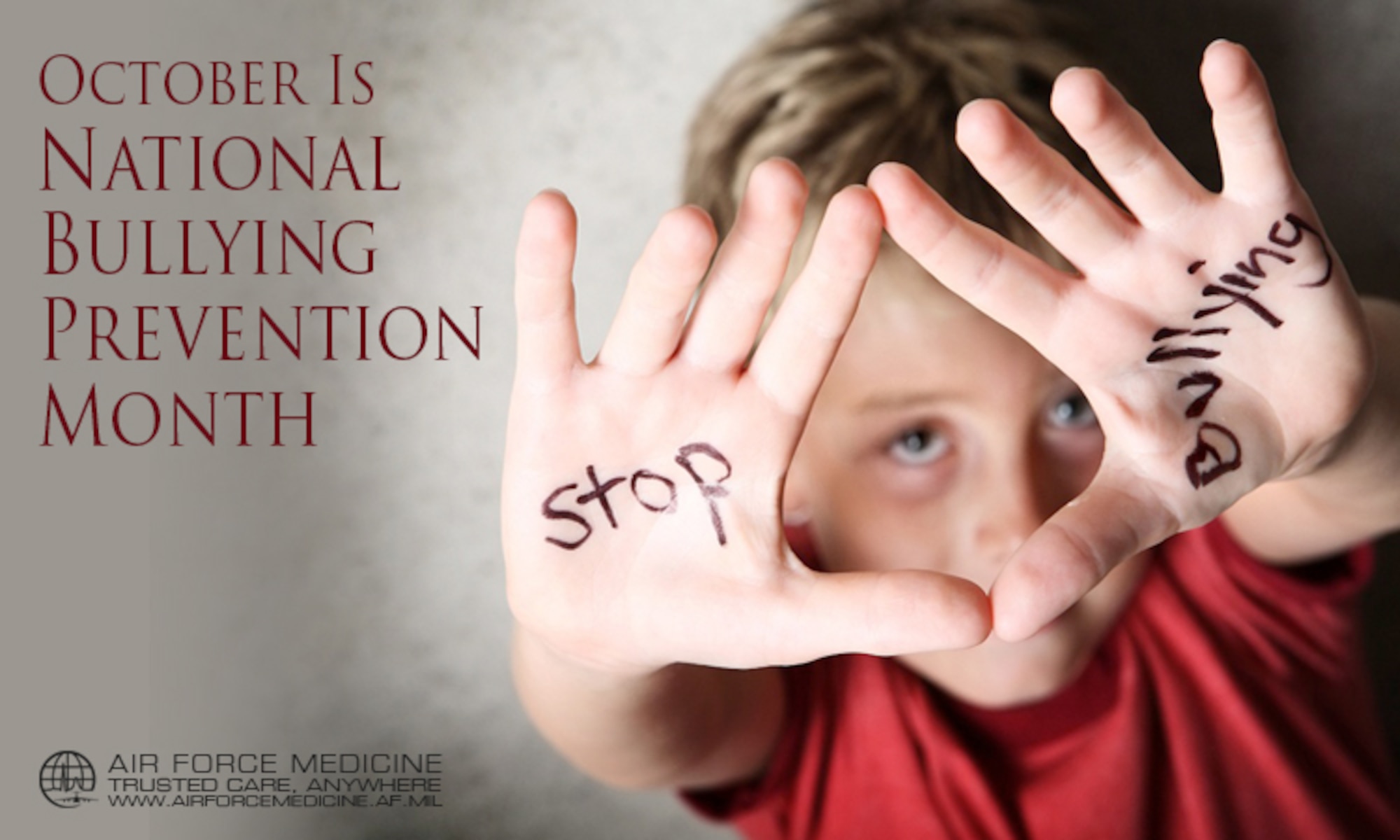 October is National Bullying Prevention Month.