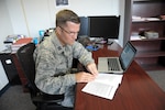 Capt. Richard Boyd (left), 502nd Air Base Wing chaplain, prepares a sermon, Sept. 21 at Joint Base San Antonio-Randolph. Active-duty and reserve members, retirees and civilian workers of all faiths seeking spiritual guidance can visit the chapel centers located at all three JBSA locations. The chapel centers provide an array of opportunities for spiritual fulfillment, including worship services, religious education classes, pre-marital and marital counseling, family counseling and counseling for active-duty members.