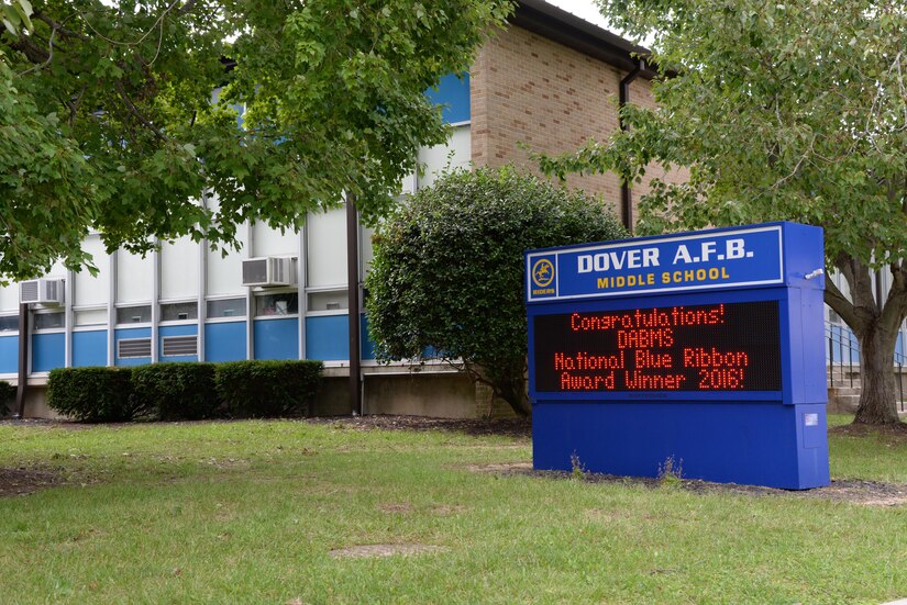 DAFB Middle School recognized as National Blue Ribbon School > Dover
