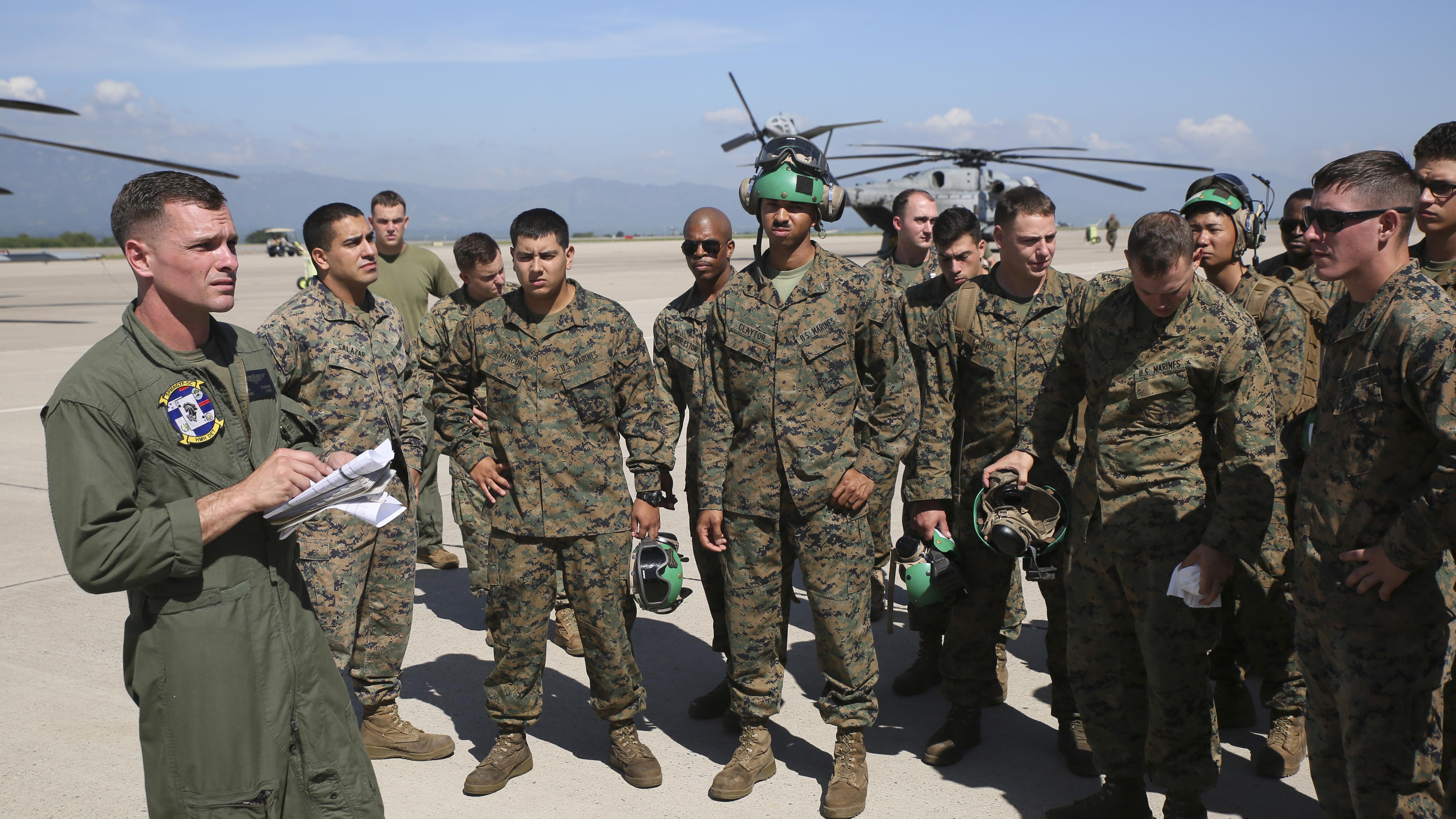 Marines with special purpose marine air ground task force southern