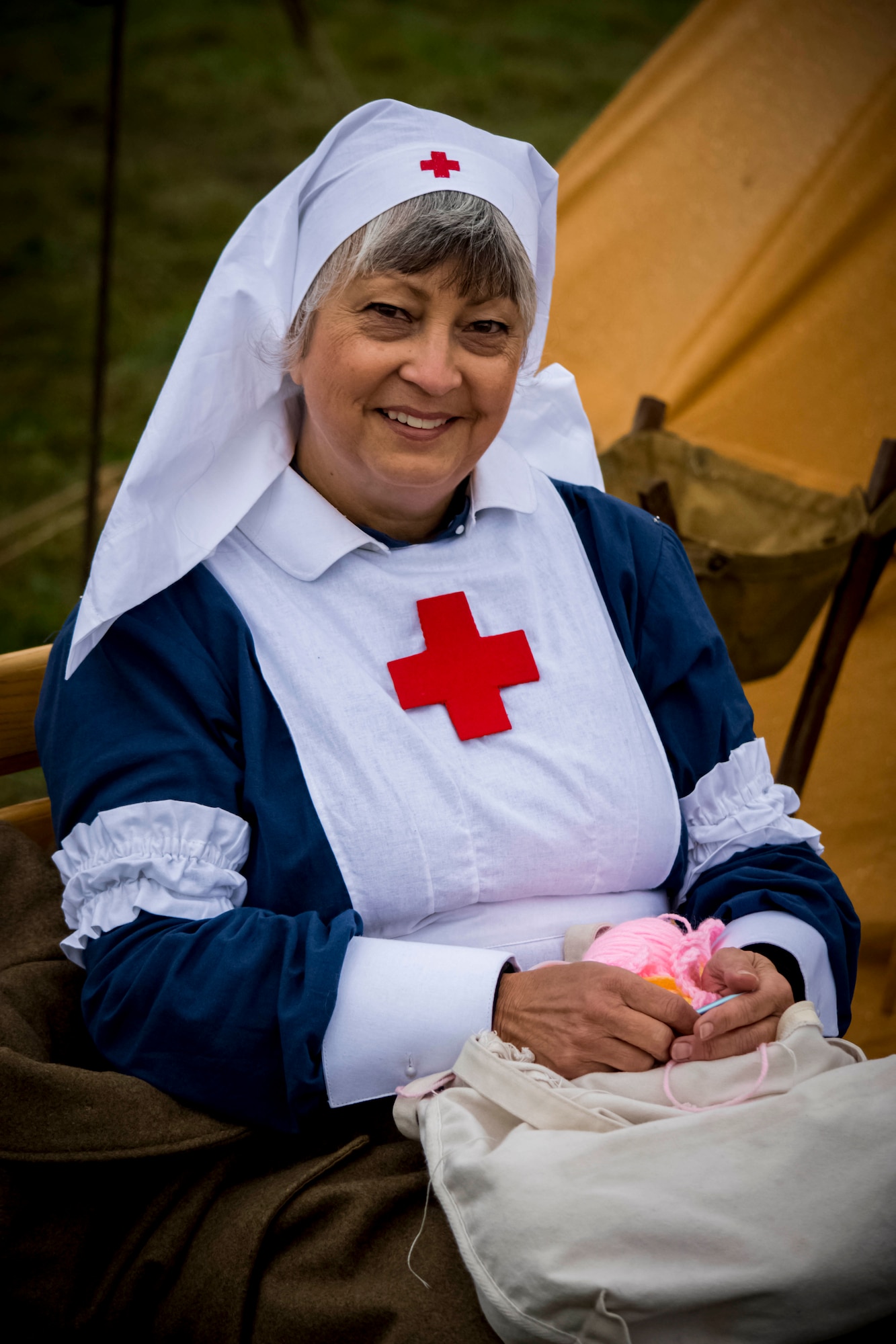 DAYTON, Ohio -- Visitors encountered more than 60 re-enactors in a war encampment setting during the Tenth WWI Dawn Patrol Rendezvous at the National Museum of the U.S. Air Force on Oct. 1-2, 2016. (U.S. Air Force photo by Mike Lent)