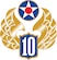 Tenth Air Force Golden Wings Logo