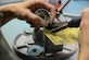 A student assigned to the 372nd Training Squadron, Detachment 11, Miniature and Microminiature (2M) Circuit Card Repair course solders a circuit card at Davis-Monthan Air Force Base, Ariz., Oct. 3, 2016. The 2M program is a part of the U.S. Navy program, but can be applied to multiple airframes in the U.S. Air Force. (U.S. Air Force photo by Senior Airman Betty R. Chevalier)