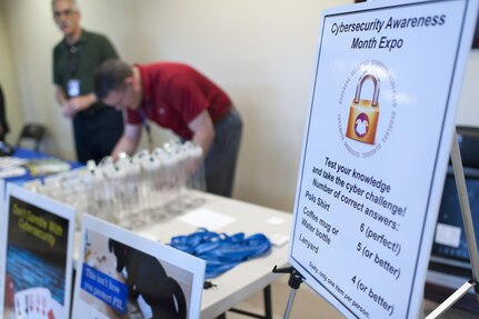 Army soldiers and civilians could win prizes based on how they scored on a cybersecurity quiz during a Cybersecurity Expo hosted by the U.S. Army Forces Command and U.S. Army Reserve Command headquarters, Oct. 3, 2016, at Fort Bragg, N.C. The expo was held to increase awareness of cybersecurity threats and how they impact day-to-day Army operations. (U.S. Army photo by Timothy L. Hale)(Released)