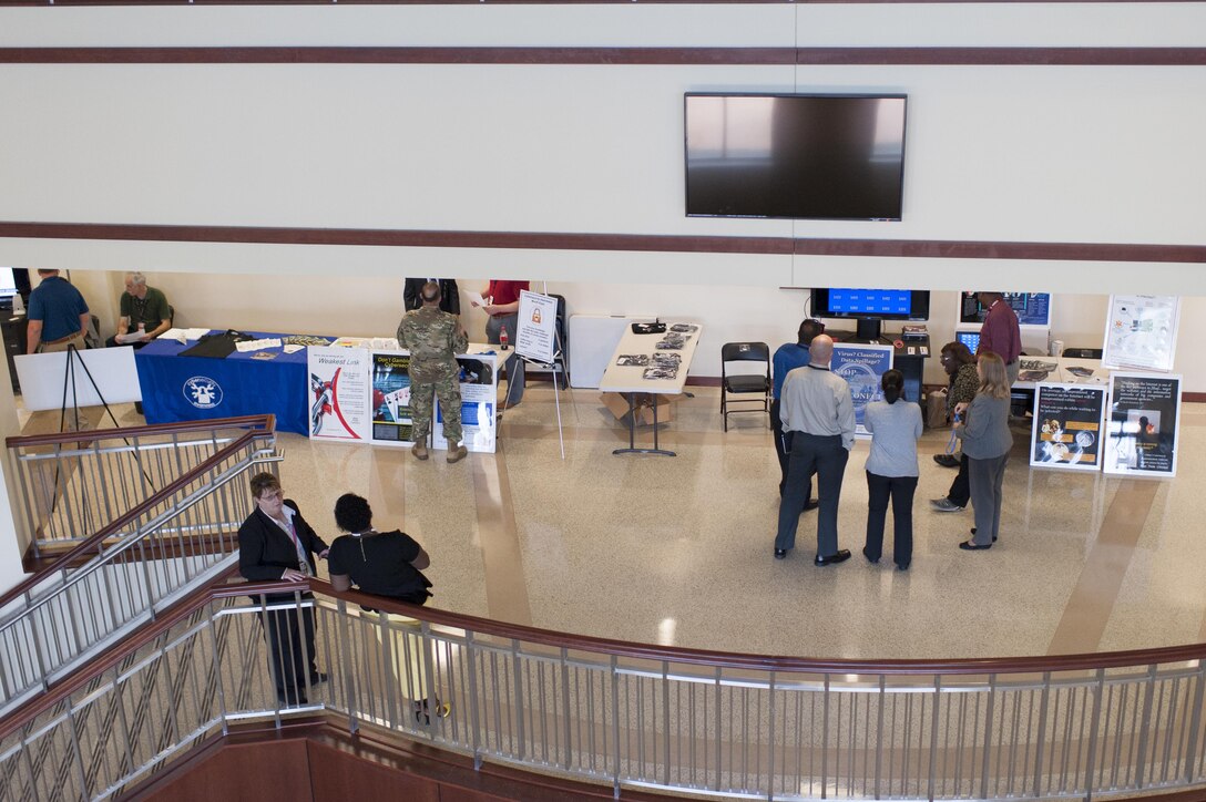 A Cybersecurity Expo, hosted by the U.S. Army Forces Command and U.S. Army Reserve Command headquarters, was held Oct. 3, 2016, at Fort Bragg, N.C. The expo was held to increase awareness of cybersecurity threats and how they impact day-to-day Army operations. (U.S. Army photo by Timothy L. Hale)(Released)