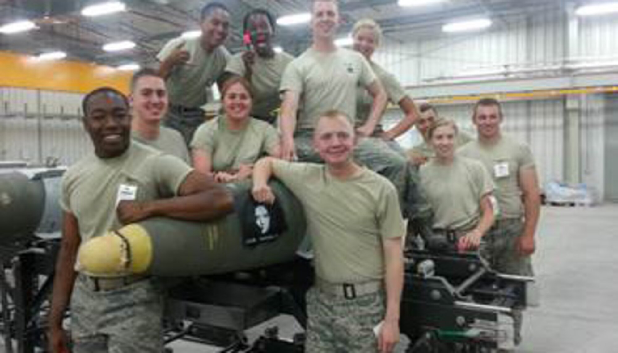 Second Lt. John Stanley(middle front) is a 2016 Air Force Academy graduate and the former flight commander for Cadet Squadron 6. (Courtesy photo) 