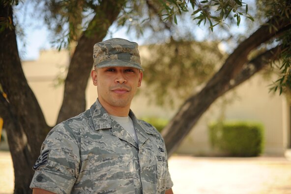 Tech. Sgt. Matthew, 234 Intelligence Squadron intelligence operations specialist, poses for a photo Aug. 23, 2016, at Beale Air Force Base, Calif. (U.S. Air Force photo by Senior Airman Tara R. Abrahams. This photo was altered for security purposes)
