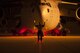 An Airman marshals in a C-17 Globemaster III at Barksdale Air Force Base, La., Oct. 5, 2016. Hundreds of aircrew and more than 100 aircraft from Shaw Air Force Base, S.C., Joint Base Charelston, S.C., and Seymour Johnson Air Force Base, N.C., relocated to avoid potential damage from high winds associated with Hurricane Matthew along the East Coast. (U.S. Air Force photo/Airman 1st Class Stuart Bright)