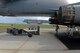 A 34th Expeditionary Aircraft Maintenance Unit loading crew transfers a training AGM-158 Joint Air-to-Surface Standoff Missile into the weapons bay during a loading exercise Sept. 29, 2016, at Andersen Air Force Base, Guam. LOADEX is a weapons loading exercise where munitions Airmen fine-tune their loading capabilities monthly. (U.S. Air Force photo by Airman 1st Class Alexa Ann Henderson)
