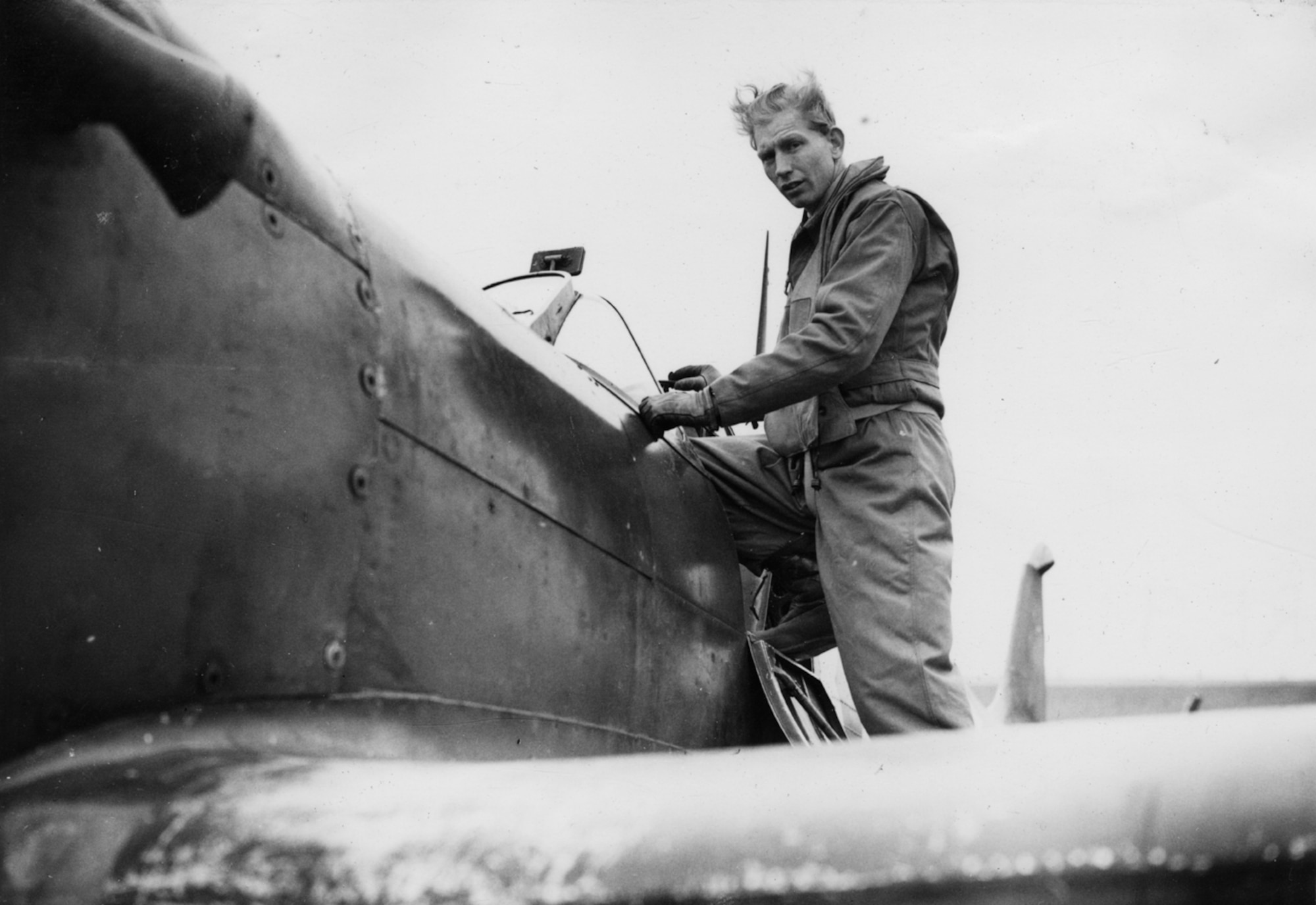 A young Maj. Gen. Chesley G. Peterson. Peterson. (Courtesy photo/The Roger Freeman Collection/The American Air Museum in Britain)