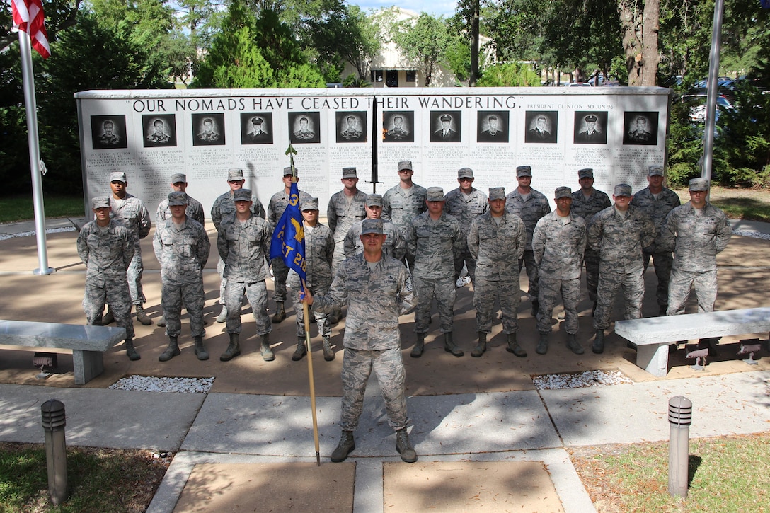 Detachment 19 is located at Eglin Air Force Base, Florida, home of the 96th Test Wing and the 33d Fighter Wing. The detachment picture was taken in front of the 33rd Fighter Wing Khobar Towers memorial. This memorial was dedicated on June 25, 1997 to the twelve airmen from the 33rd Fighter Wing who lost their lives at the Khobar Towers, Dhahran, Saudi Arabia as a result of the terrorist bombing on June 25, 1996. 