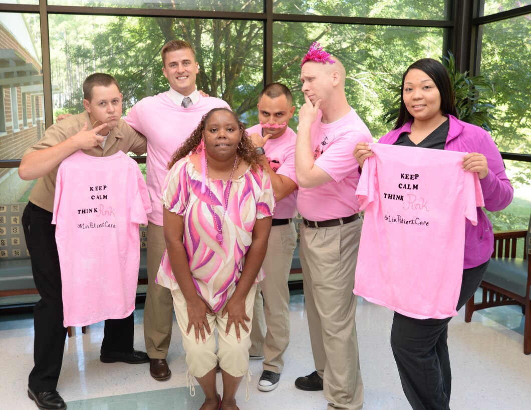 Naval Branch Health Clinic-Albany Sailors and civilian personnel trade in traditional uniforms to team up with fellow clinic staff to participate in teambuilding activities, recently. The “friendly competition,” which lasted several weeks, was strategically implemented to improve patient care and to increase morale between civilians and corpsmen stationed aboard Marine Corps Logistics Base Albany.