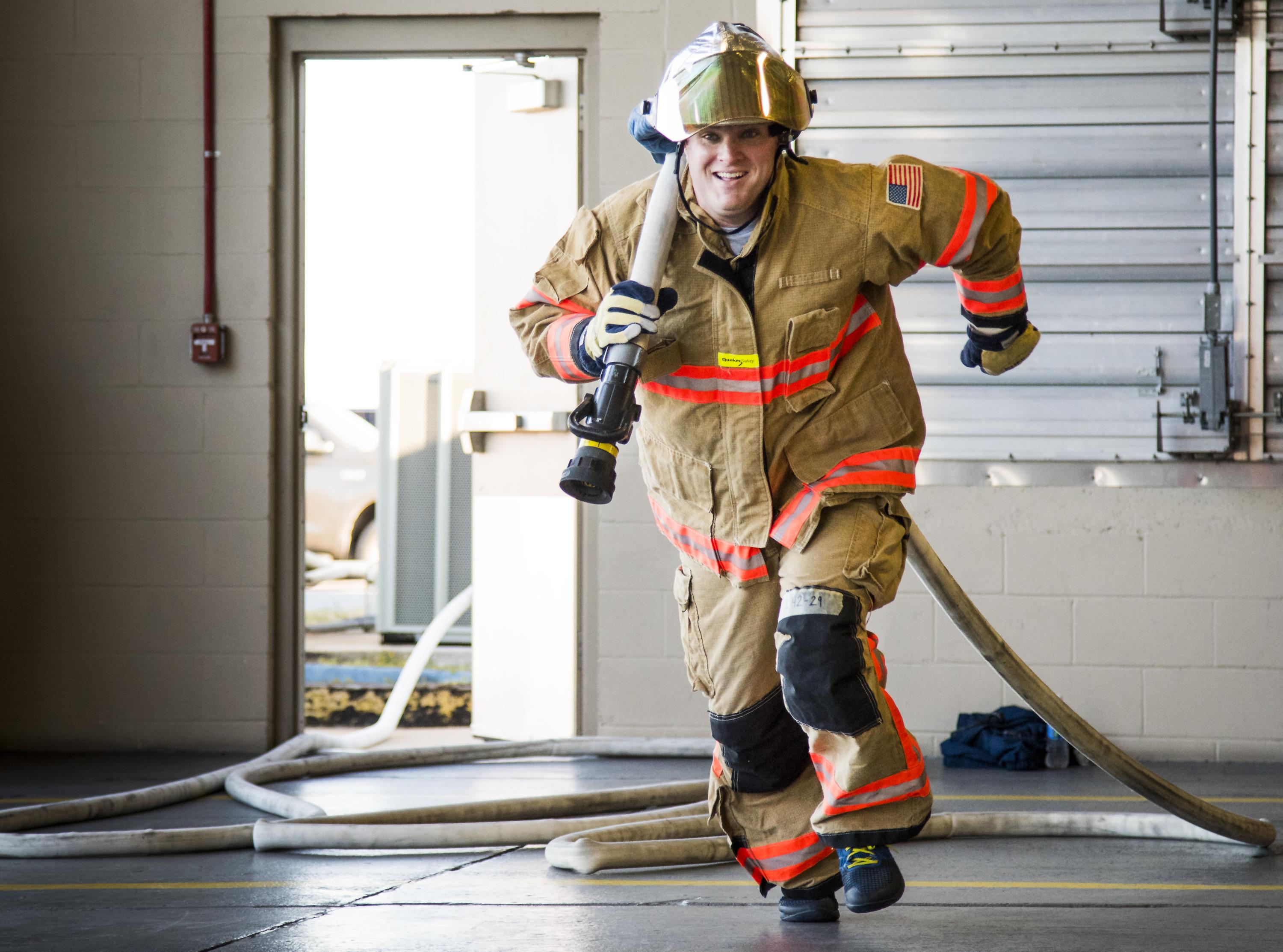 Base Leadership Battles In Firefighter Fitness Competition Eglin