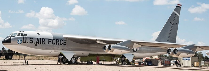 The National Museum of Nuclear Science and History is planning a dedication ceremony for its newly restored B-52 Stratofortress bomber. (Courtesy photo)