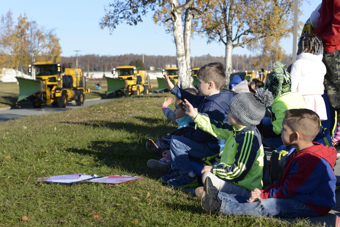 The 773rd Civil Engineer Squadron conducted the annual Snow & Ice Parade at Joint Base Elmendorf-Richardson, Alaska, Oct. 6, 2016. The parade showcased snow-removal vehicles on a loop starting at the Arctic Warrior Events Center. Regardless of the amount of snowfall during the winter, snow barn personnel work to keep the runways and roads clear and ready. 
