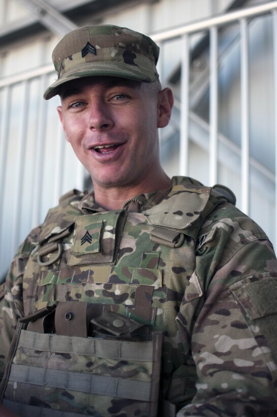 "I love to be overseas, experience new cultures and see new places, the Army Reserve has provided me with the opportunity to do just that, while serving my country," said Sgt. Ryan Stanley, from East Falmouth, Mass., a human resources non-commissioned officer with the 316th Sustainment Command (Expeditionary), an Army Reserve unit from Coraopolis, Pa. Stanley joined the Army Reserve in 2002, and he has deployed in support of Operation Enduring Freedom 2003-04, Operation Iraqi Freedom 2007-08, and Operation New Dawn 2011-12. (U.S. Army photo by Sgt. Christopher Bigelow)