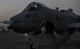 Senior Airman Scott Martinez, 355th Aircraft Maintenance Squadron crew chief, Davis-Monthan Air Force Base, Ariz., signals to an A-10 Thunderbolt II as the pilot taxis down the runway at Nellis Air Force Base, Nev., Oct. 4, 2016. The 357th Fighter Squadron is participating in a realistic air-land integration combat training exercise involving air forces of the U. S. and its allies. (U.S. Air Force photo by Airman 1st Class Kevin Tanenbaum/Released)