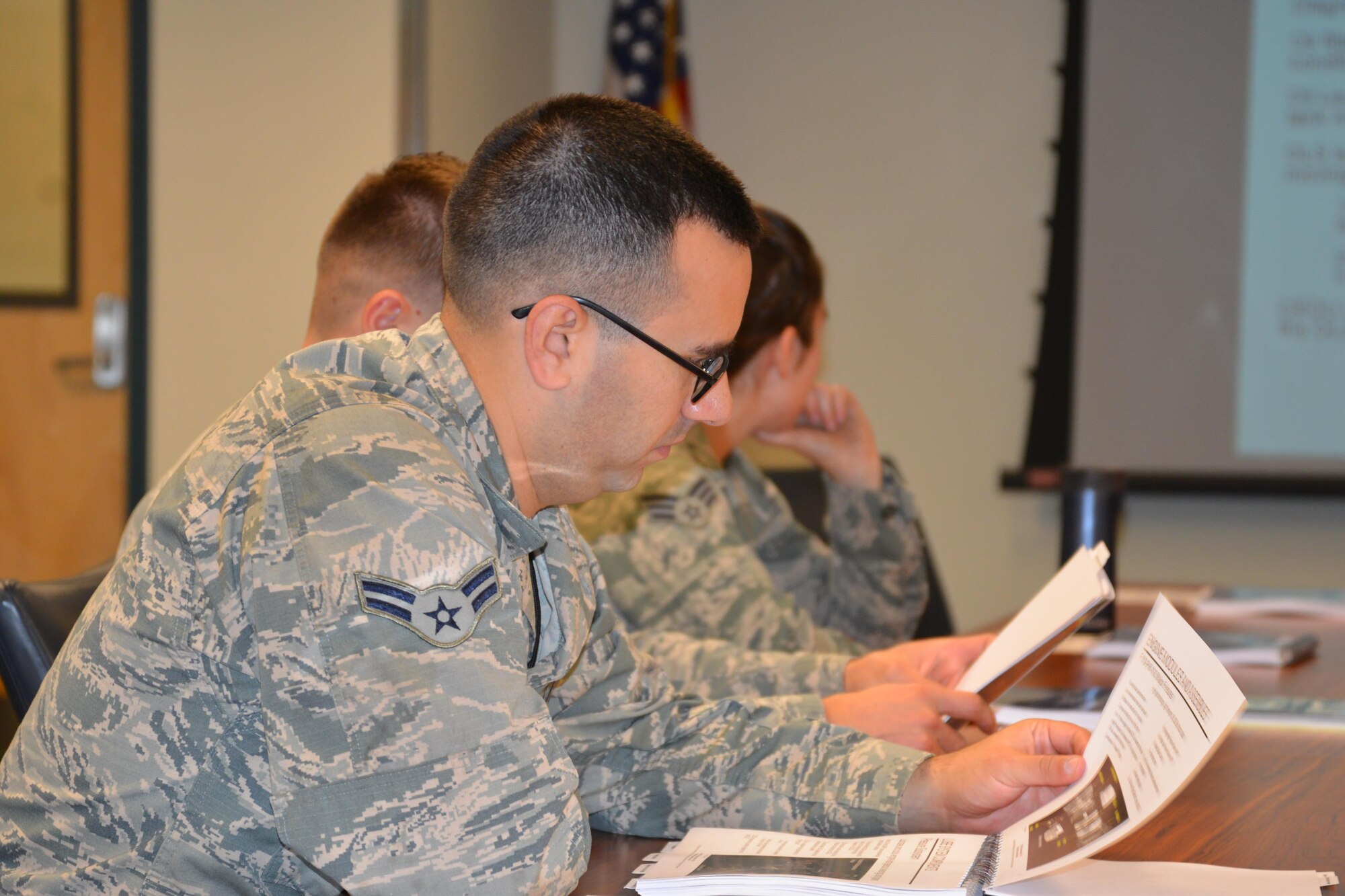 Airmen from the 477th Fighter Group participate in a unit training assembly September 10-11, 2016 at Joint Base Elmendorf-Richardson.
