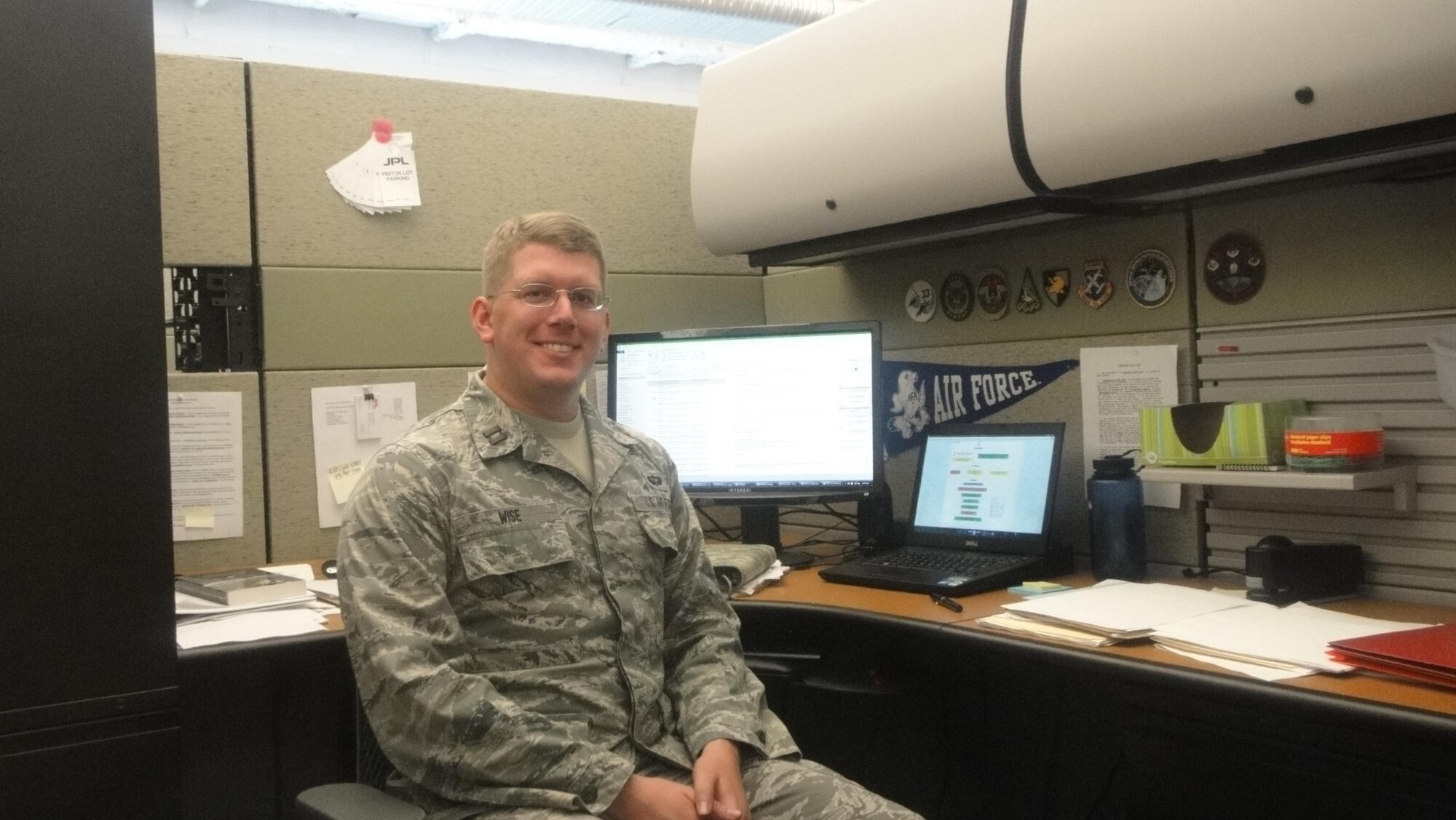 Capt. Even Wise,ORS-6 deputy mission manager and COWVR program manager, Remote Sensing Directorate