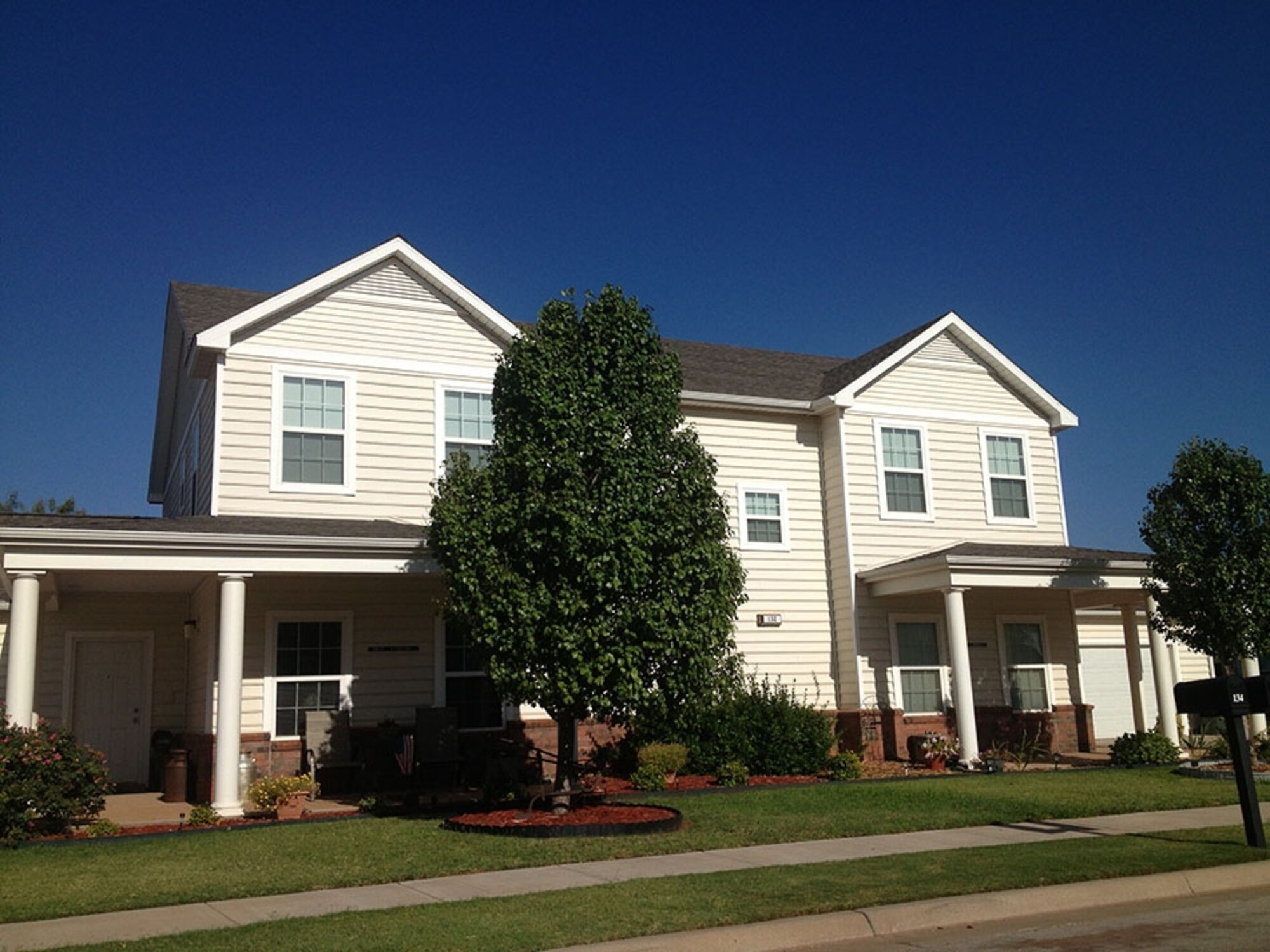 One of the Dyess family homes located in Freedom Run, part of Balfour Beatty Communities, at Dyess Air Force Base, Texas. BBC has more than 670 single family homes geared towards all ranks. (Courtesy photo)