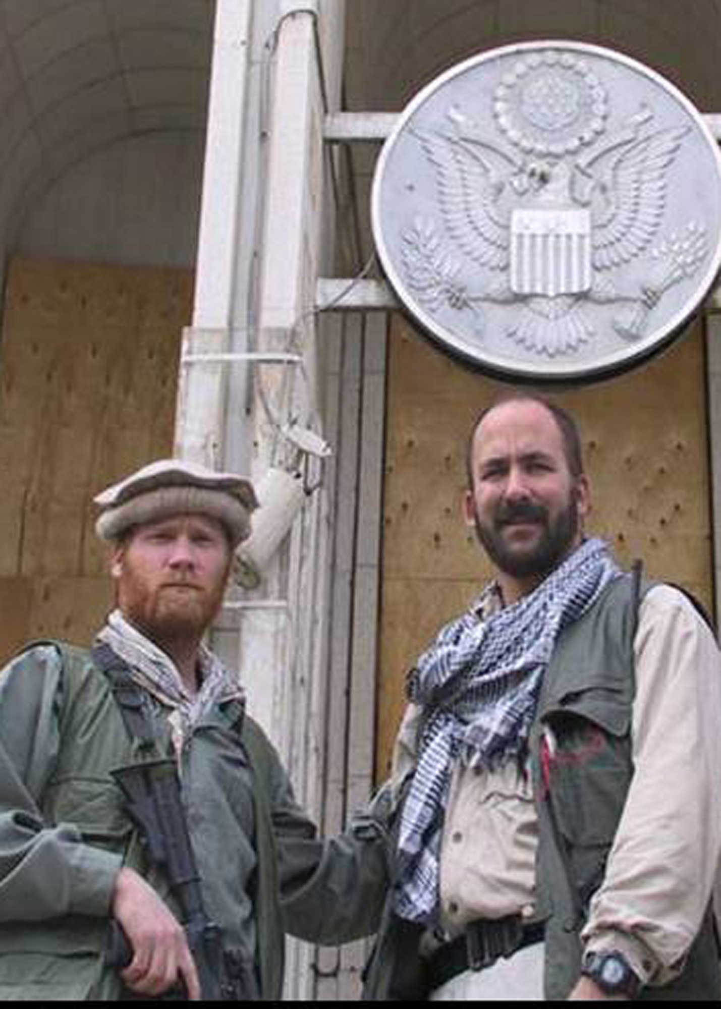 Master Sgt. William Markham during the early days of operations in Afghanistan.