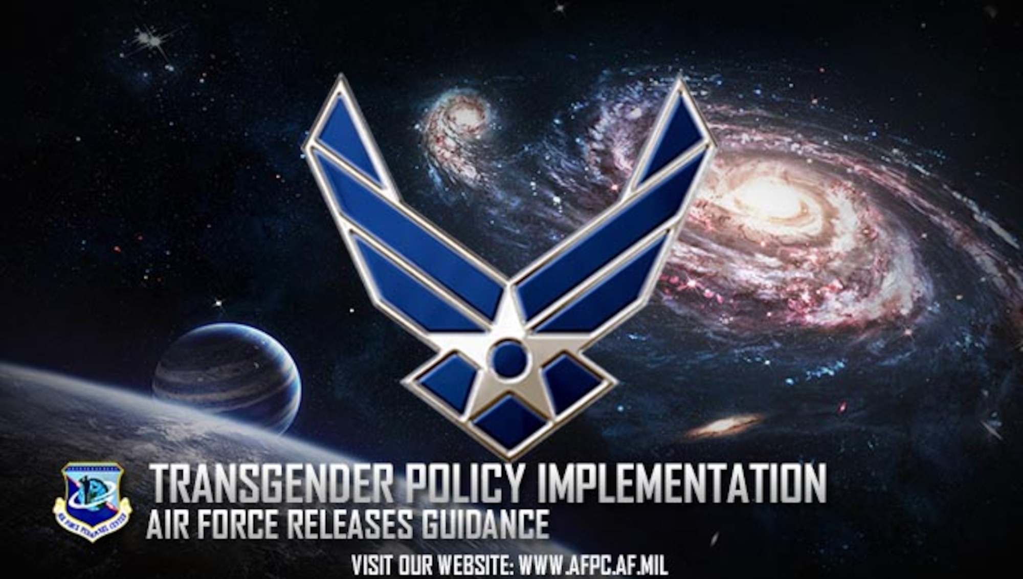 Defense Secretary Ash Carter announced in June that transgender individuals will now be able to openly serve in the U.S. armed forces. The Air Force’s implementation guidance addresses the specific procedures to support the new policy. (U.S. Air Force graphic by Kat Bailey)