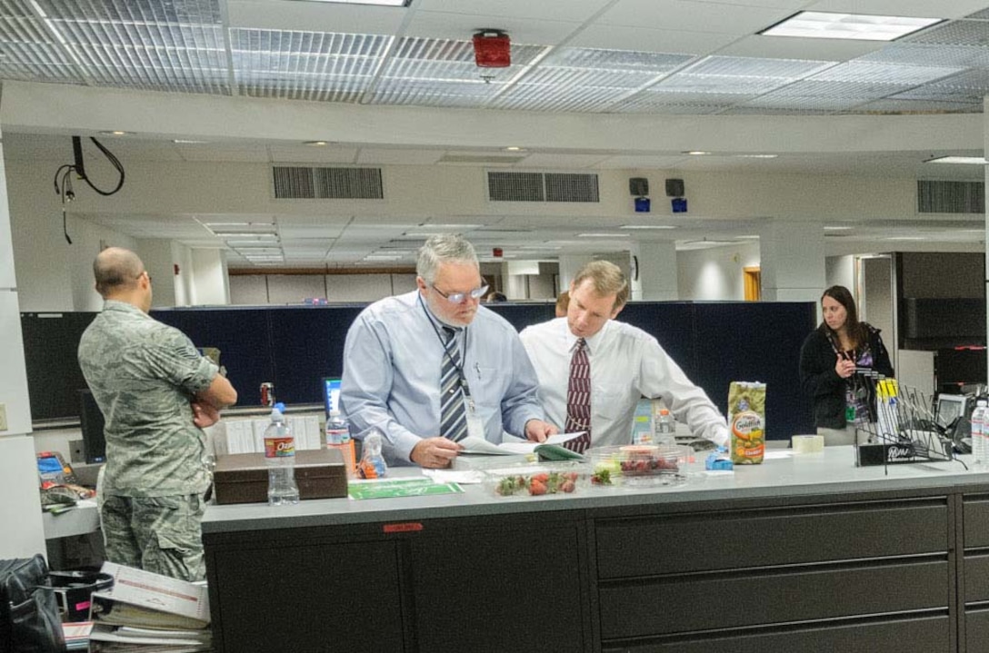 Photo of members of the Air Force Technical Applications' contingency operations team