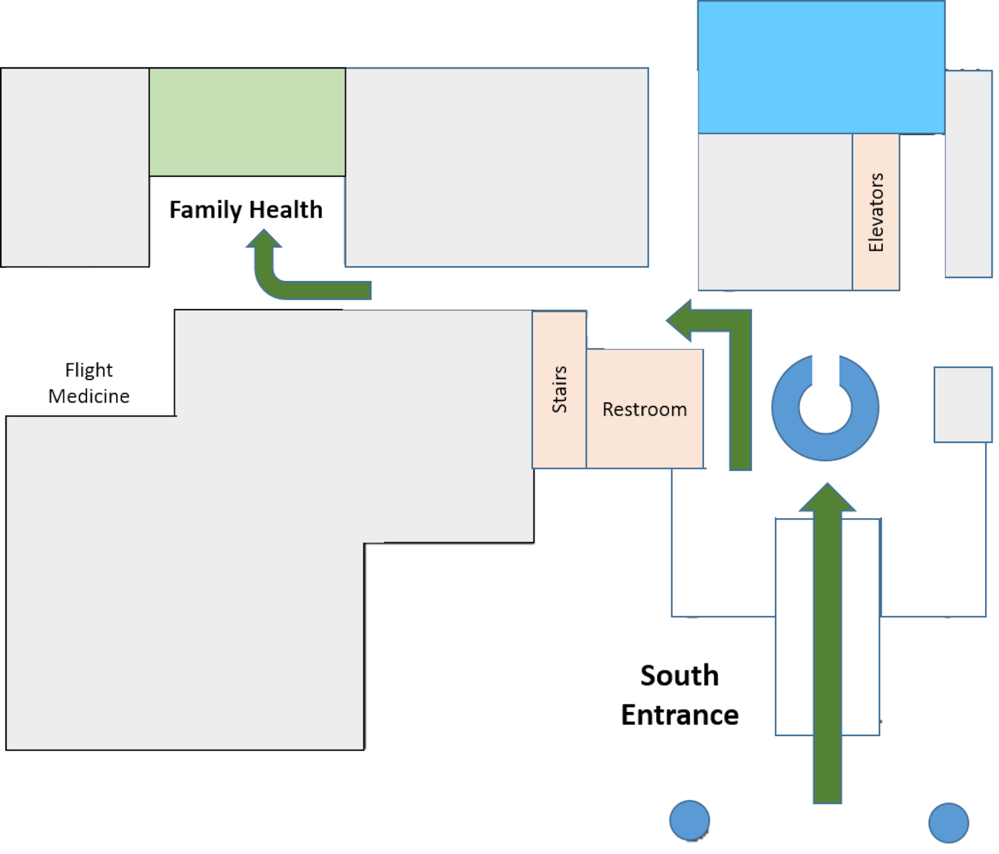 Directions for DGMC Family Health Clinic