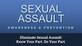 The Defense Department is taking a stand against sexual assault in the military in an effort to maintain the well-being of U.S. service members and their families. Check out Defense.gov's special coverage, which includes information about resources dedicated to preventing and appropriately responding to this crime.