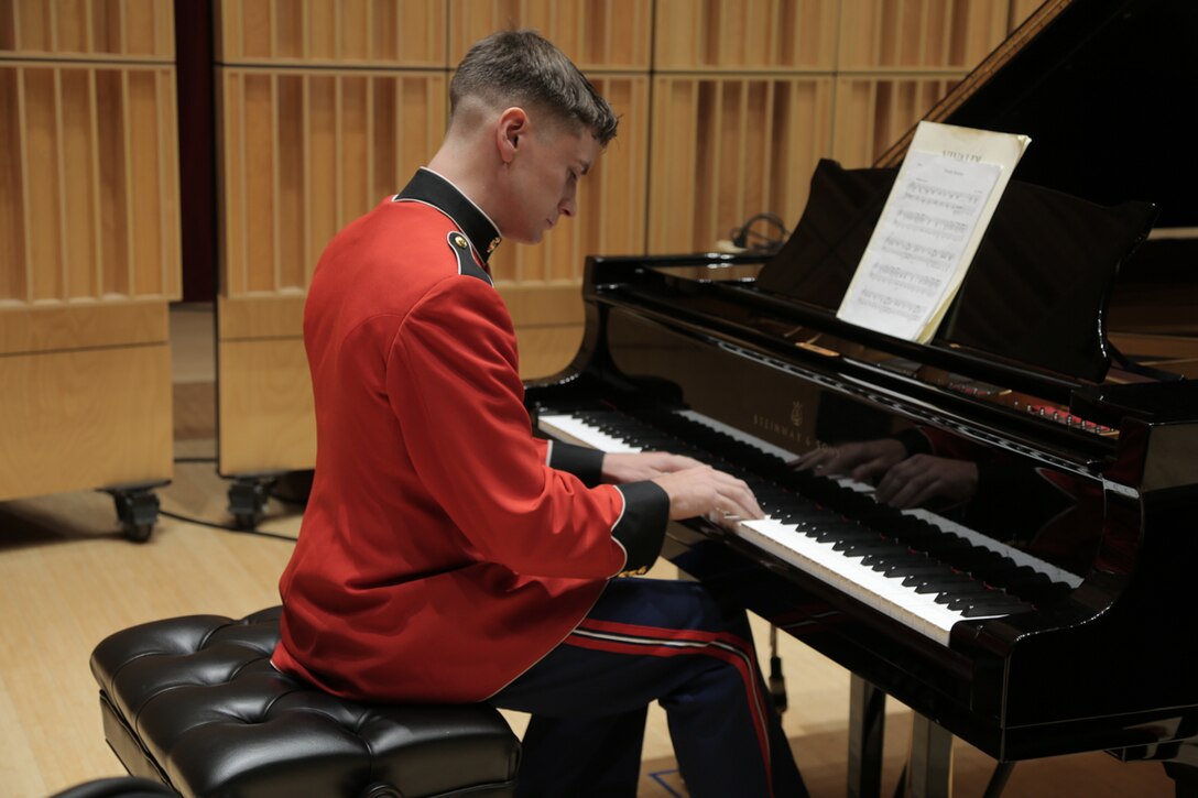 On Oct. 14, 2016, chamber ensembles from "The President's Own" performed a dress rehearsal for a Chamber Music Series on Oct. 16, 2016. (U.S. Marine Corps photo by Master Sgt. Kristin duBois/released)