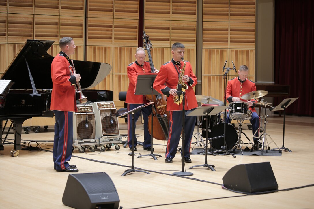 On Oct. 14, 2016, chamber ensembles from "The President's Own" performed a dress rehearsal for a Chamber Music Series on Oct. 16, 2016. (U.S. Marine Corps photo by Master Sgt. Kristin duBois/released)