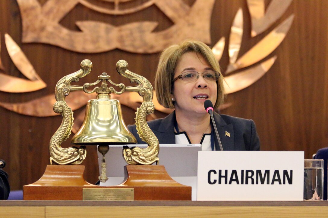 USCG Headquarter's Civilian chairs the IMO’s Sub-Committee on Human Element, Training and Watchkeeping.