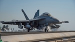 161016-N-IE397-166

ARABIAN GULF (Oct. 16, 2016) An E/A-18G Growler assigned to the Zappers of Electronic Attack Squadron (VAQ) 130 launches from the flight deck of the aircraft carrier USS Dwight D. Eisenhower (CVN 69) (Ike). Ike and its Carrier Strike Group are deployed in support of Operation Inherent Resolve, maritime security operations and theater security cooperation efforts in the U.S. 5th Fleet area of operations. (U.S. Navy photo by Seaman Christopher A. Michaels)